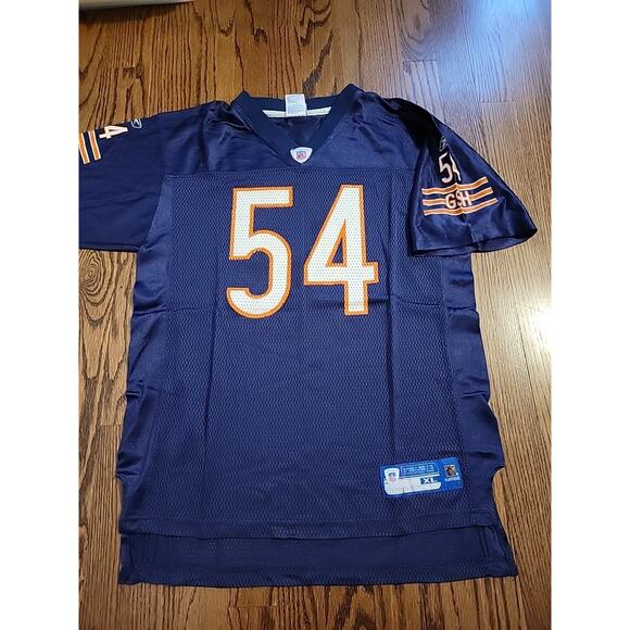 Reebok Brian Urlacher Chicago Bears Football Jersey Youth XL 18-20 Boys Kids - Picture 2 of 9